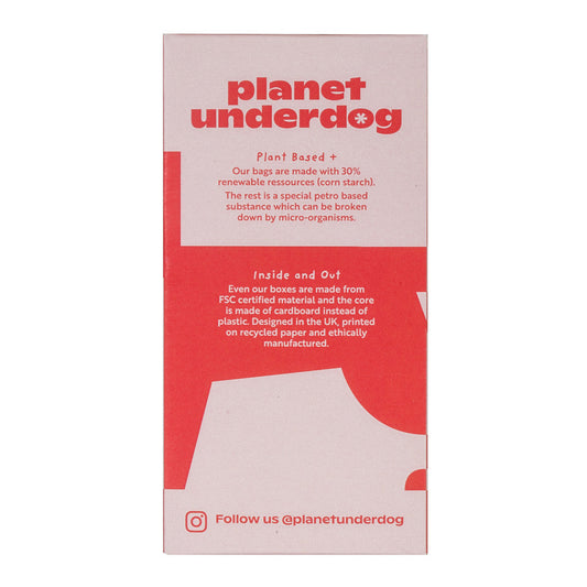 120 Planet Underdog Compostable Dog Poop Bags - Red Box